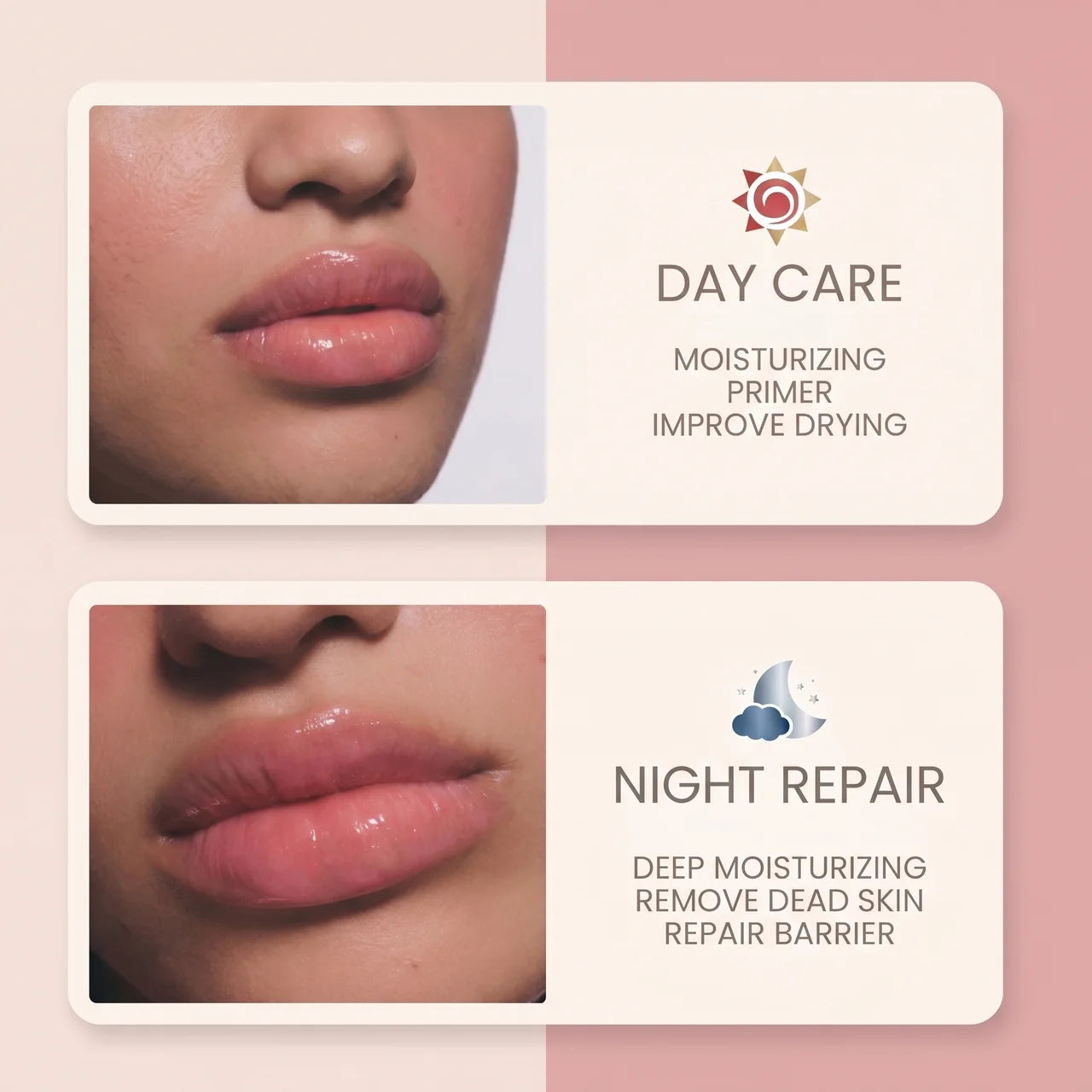 Lip Sleeping Mask for Hydration and Exfoliation